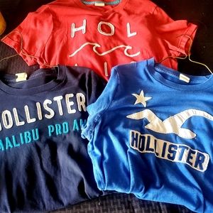 SOLD 3 Hollister T shirts